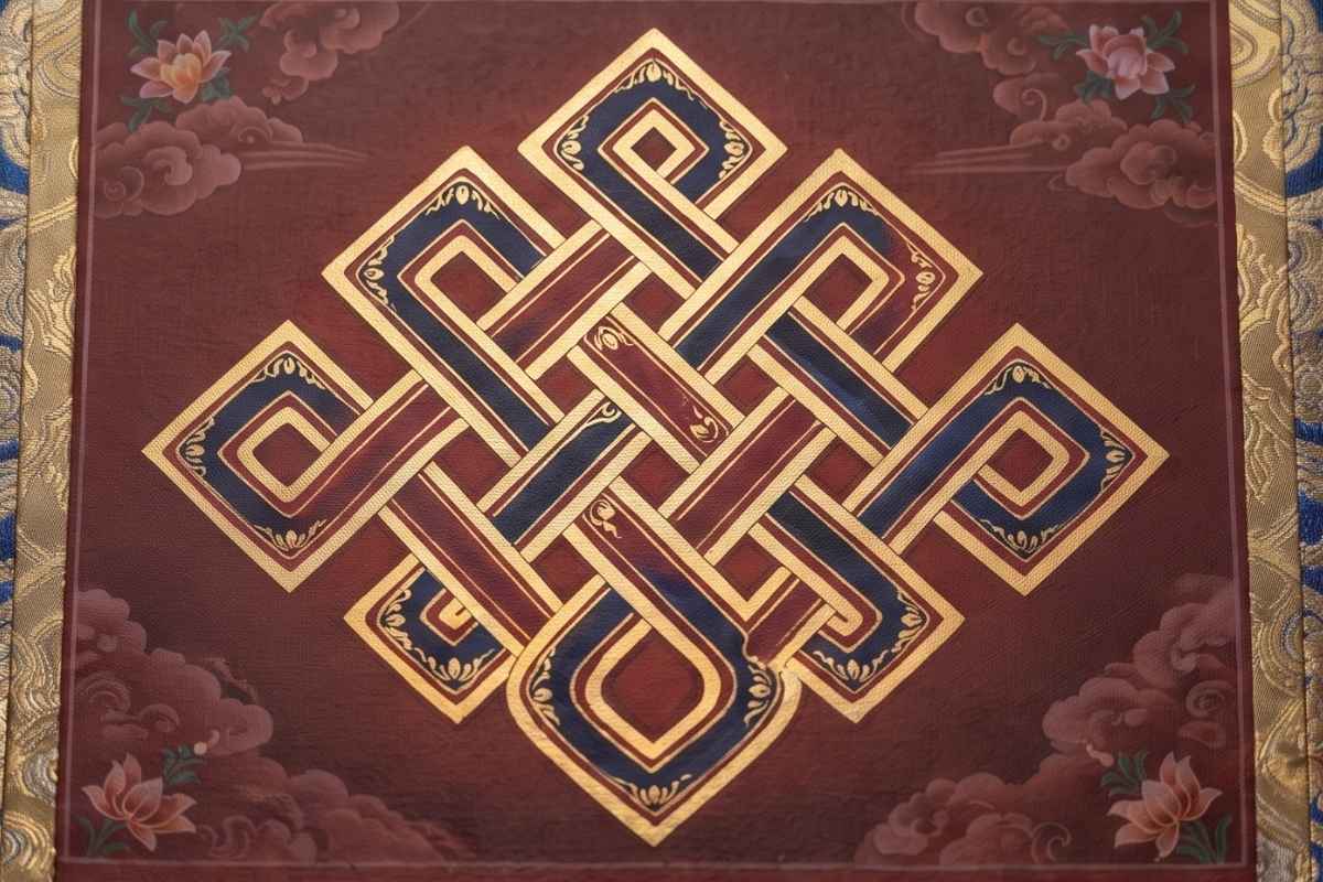 Tibetský uzel: symbol nekonečna, moudrosti a propojení